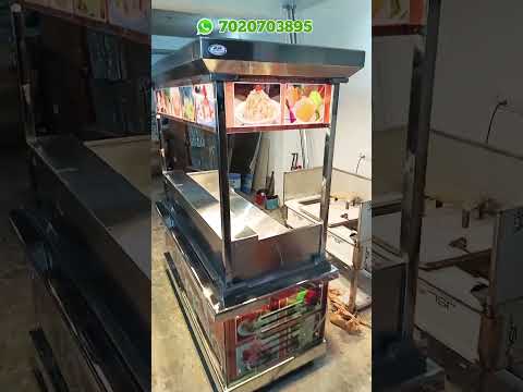 Stainless Steel Ice Cream Stall