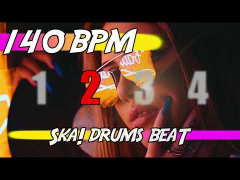 ✅ 140 BPM Ska Drums Beat 🥁 Ten minutes of backing track