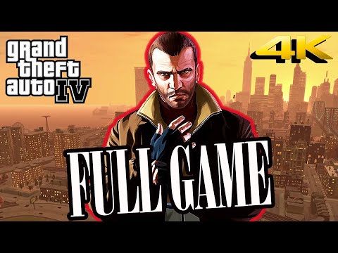 GRAND THEFT AUTO 4 (GTA 4)  FULL GAME - Gameplay Movie Walkthrough【4K60ᶠᵖˢ】