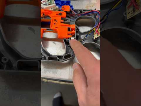 Nerf Hyperfire not turning on motors. Easy fix. #shorts #nerf