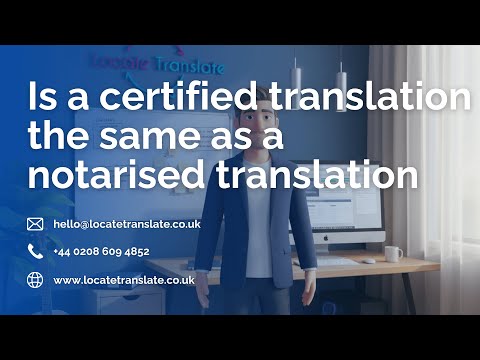 Certified vs Notarised Translation
