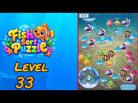 Fish Sort Puzzle Level 33 Walkthrough thumbnail