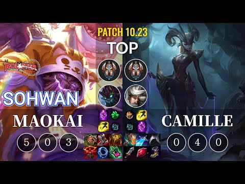 KT SoHwan Maokai vs Camille Top - KR Patch 10.23