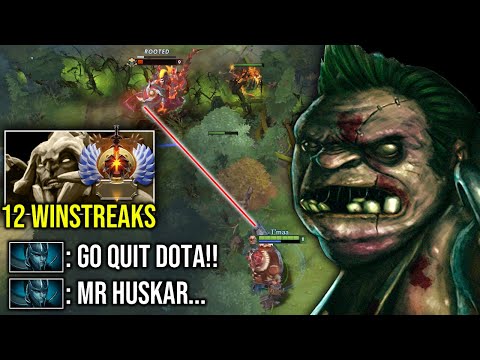 How this Pudge make 12 Winstreaks Immortal Player quit dota?