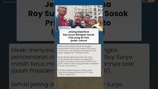 Jelang Pemeriksaan, Roy Suryo Bongkar Sosok Pria di Foto Ijazah Jokowi: Sepupu sang Presiden
