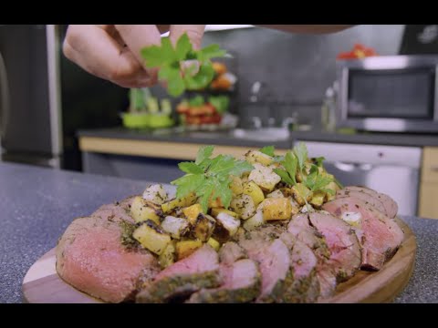 Holiday Roasted Beef Tenderloin and Vegetables