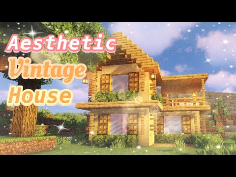𝓐𝓮𝓼𝓽𝓱𝓮𝓽𝓲𝓬 minecraft vintage house- Minecraft build 'tutorial'