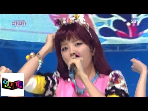 [HEYNE] The red lie @ Popular song Inkigayo 140727