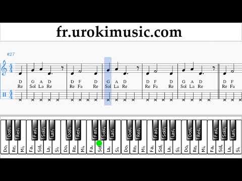 Cours de Piano (main droite) Nicky Jam ft. Will Smith - Live It Up Tuto Partitions um-ih829