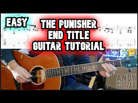 The Punisher End Credits Guitar Tutorial