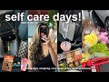SELF CARE DAYS Cozy Days Treating Myself Shopping Haul Cafes Cooking New Workout Classes