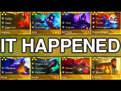 WORLD RECORD ⭐⭐⭐⭐⭐⭐⭐⭐ | TFT Set 9