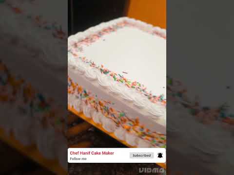 #taktak chef Hanif cake Maker #takatak vanilla cake with multi coloured sprinkles rice plane