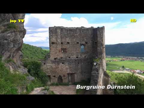 Besichtigung der Burgruine Dürnstein (Niederösterreich) Österreich jop TV Travel