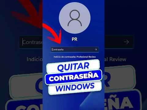Cómo ELIMINAR la CONTRASEÑA de Windows y LO HE OLVIDADO ✅ #windows11 #pc #laptop