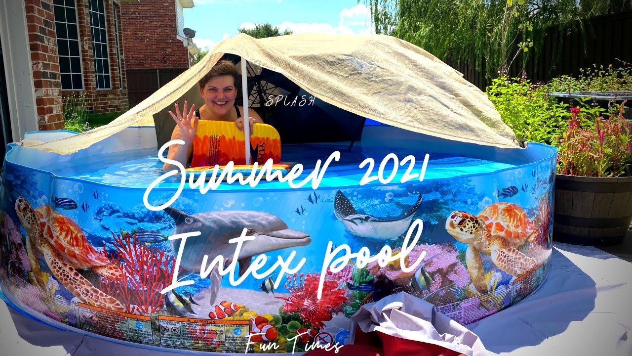 Intex Deep Sea Blue SnapSet (8ft, 539 gallon) Kiddie Swimming Pool