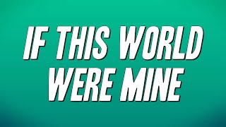 Cheryl Lynn, Luther Vandross - If This World Were Mine (Lyrics)