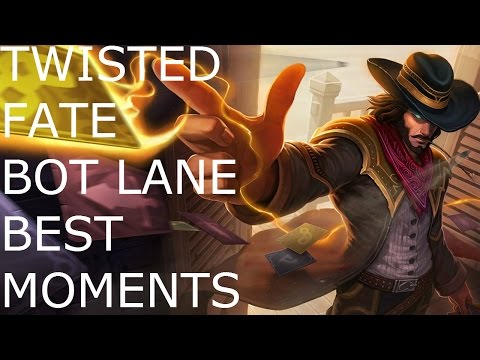TWISTED FATE BOT LANE BEST MOMENTS (League of Legends)