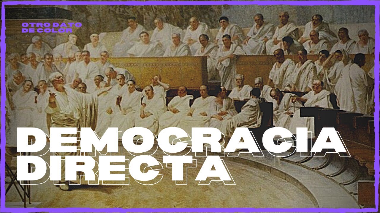 🙋‍♂️ ¿Qué es la DEMOCRACIA DIRECTA ¿Cuál es la DIFERENCIA con la REPRESENTATIVA | ✅ RESUMEN