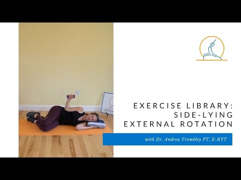 Exercise Library: Shoulder Side Lying External Rotation