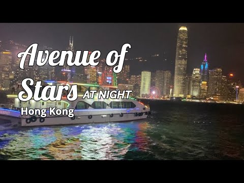 AVENUE OF STARS AT NIGHT #hongkong #travel #avenueofstars #TaraAnythingGoes