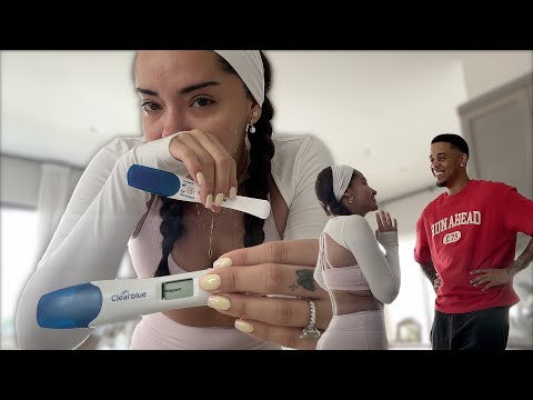 FINDING OUT I'M PREGNANT AND TELLING MY HUSBAND!! KB AND KARLA