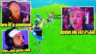 OLD NINJA *SLIPS* FULL TOXIC RAGE at NICKMERCS & TIMTHETATMAN! DRDISRESPECT *DELETES* FORTNITE!
