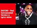 DAVIDO - FEEL |INSTRUMENTAL & LYRICS VIDEO