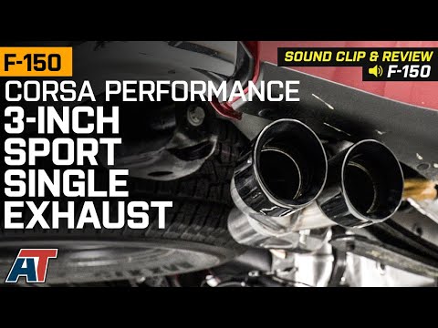 2021-2022 F-150 Corsa Performance 3-Inch Sport Single Exhaust System Review & Sound Clip