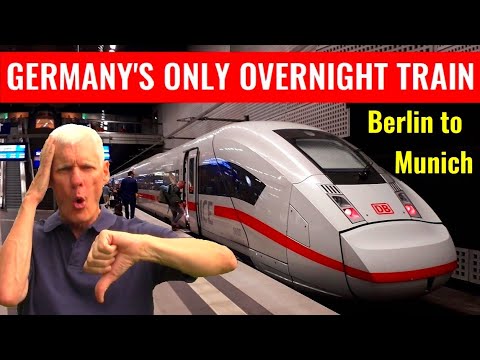 FIRST CLASS on Germany's only domestic night train - Berlin to Munich in 10 (!) hours