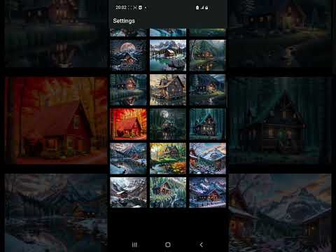 Log House Cabin Wallpaper video thumbnail