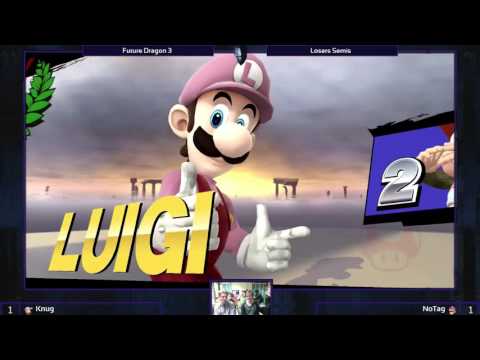 [FD3] Losers Semis - Knug (Diddy Kong) vs NoTag (Luigi) - SSB4 Singles
