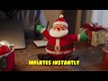 Mini Desktop Inflatable Santa