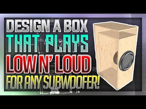 How to Design a Subwoofer Box that plays SUPER LOW! | Full Guide
