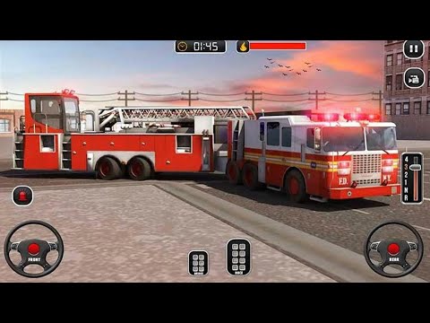Fire Truck Driving School 911 Emergency Response - Android Gameplay