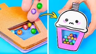 Easy Rainbow Cardboard Crafts for School 🎨📚 | DIY Fun & Simple Ideas!