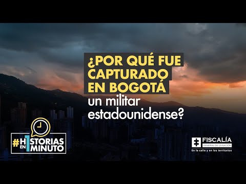 ¿Por qué fue capturado en Bogotá un militar estadounidense?