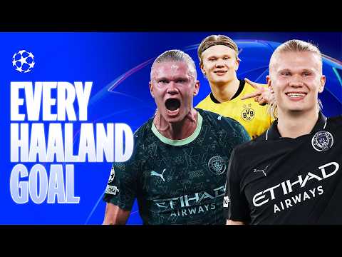 EVERY Erling Haaland Champions League Goal