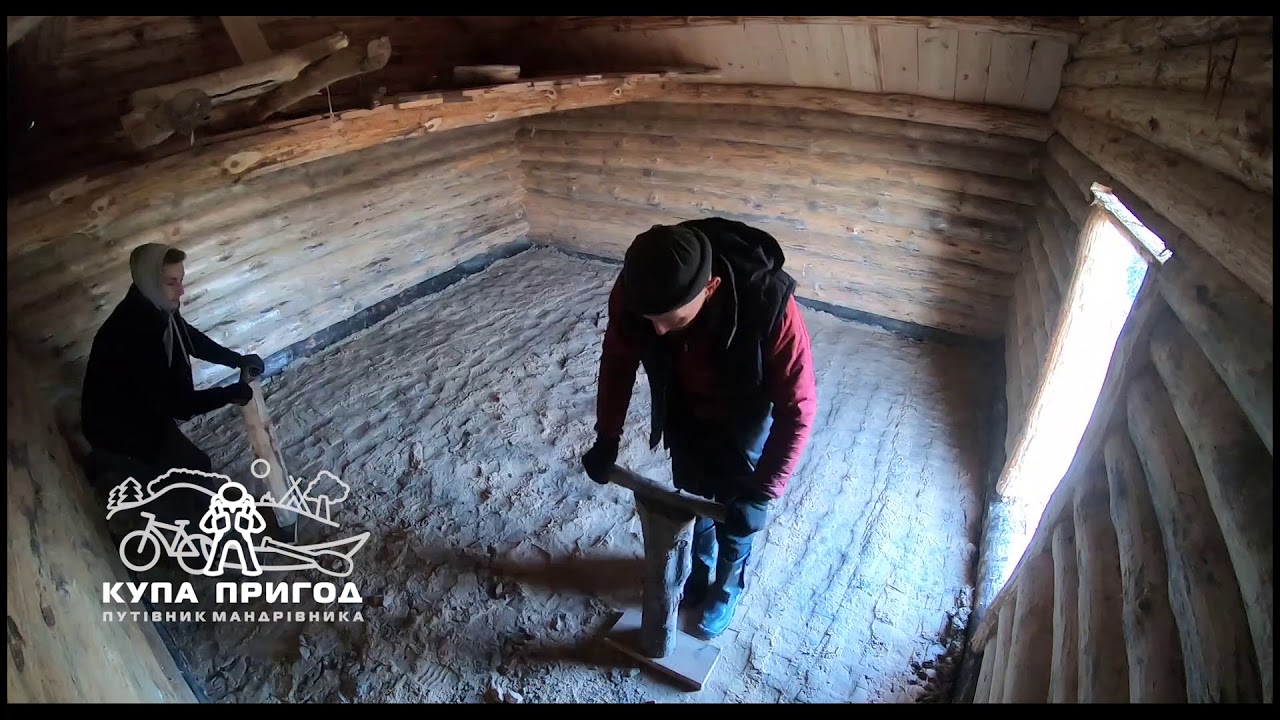 Створення глиняної долівки