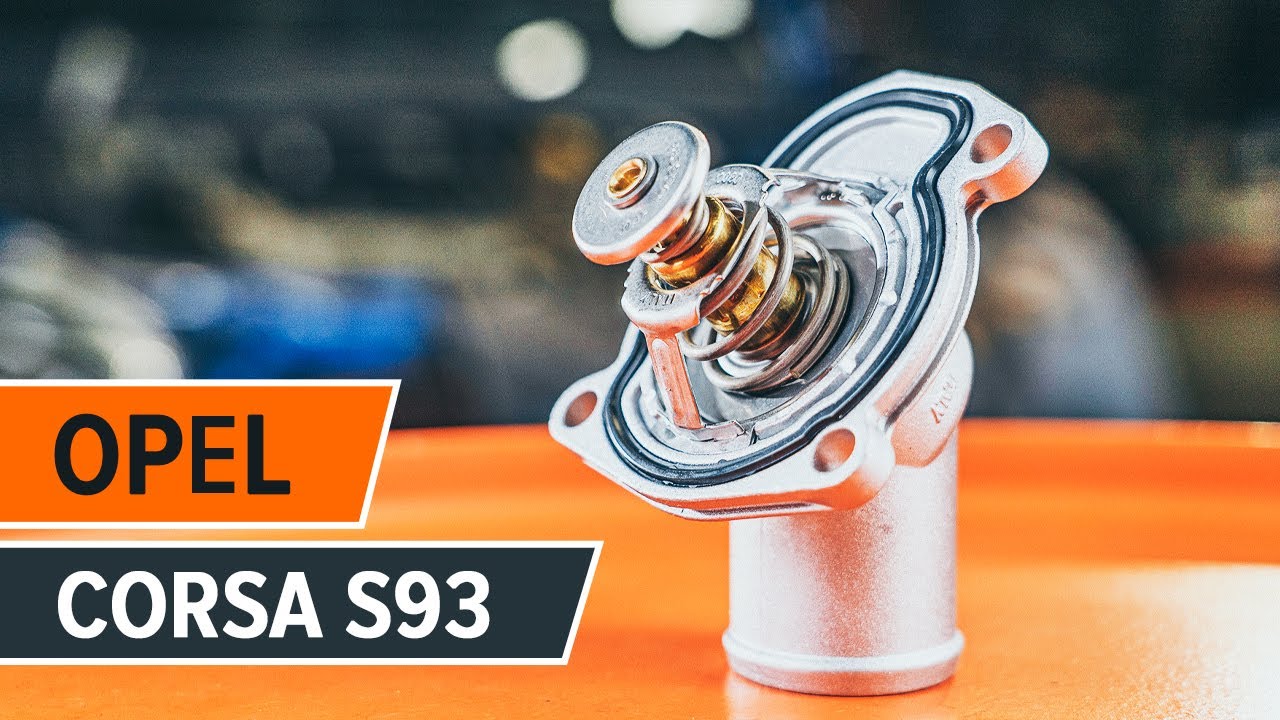 Jak vyměnit termostat na Opel Corsa S93 – návod k výměně