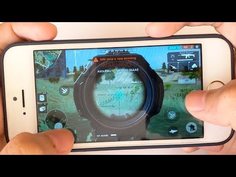 iPhone 5s: Gaming Performance Test in 2018 - Free Fire Gameplay