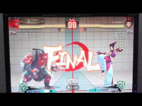 Ultra SF4 REDDEVILNINJA (Hakan) vs DL (Juri)