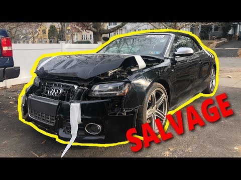 Rebuilding A Wrecked Copart Audi S5 from Auto Auction!