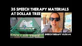 35 Speech Therapy Materials Free (Practically) at Dollar Tree - Speech Therapy Vlog #4