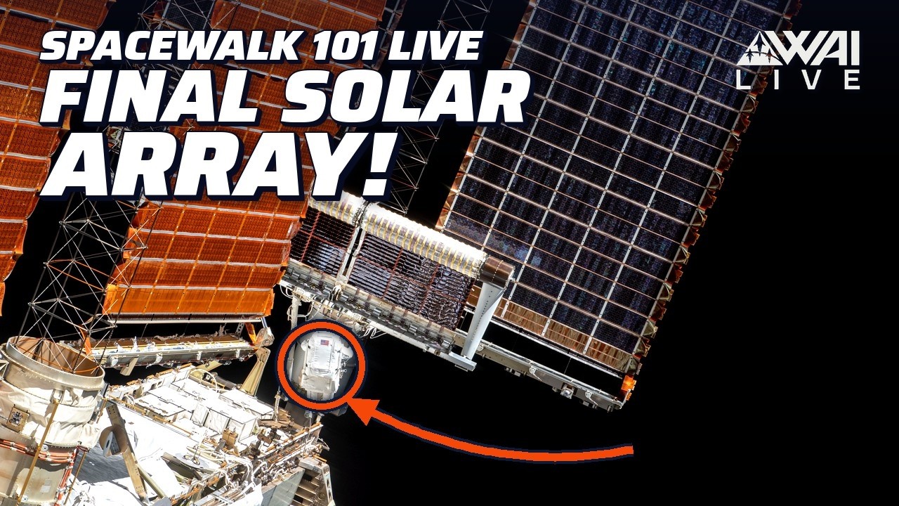 LIVE: NASA U.S. Spacewalk 101 – Final New Solar Array at the ISS | What about it!?