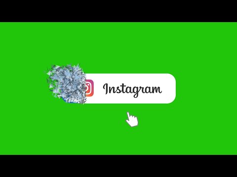 Animated Instagram follow green screen || Instagram Follow intro