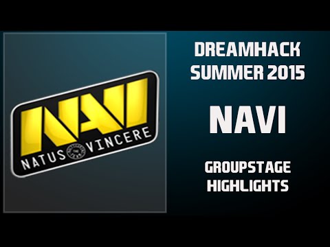 NaVi Group Stage Highlights @ DreamHack Open Summer 2015