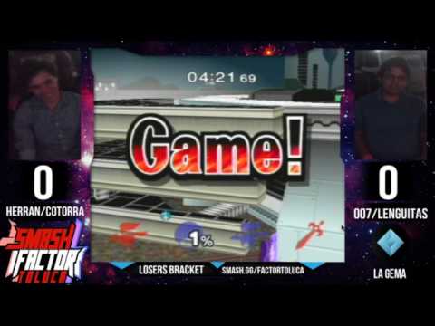 Smash Factor Toluca Doubles Losers Semis - Herran / Cotorra vs 007 / Lengüitas