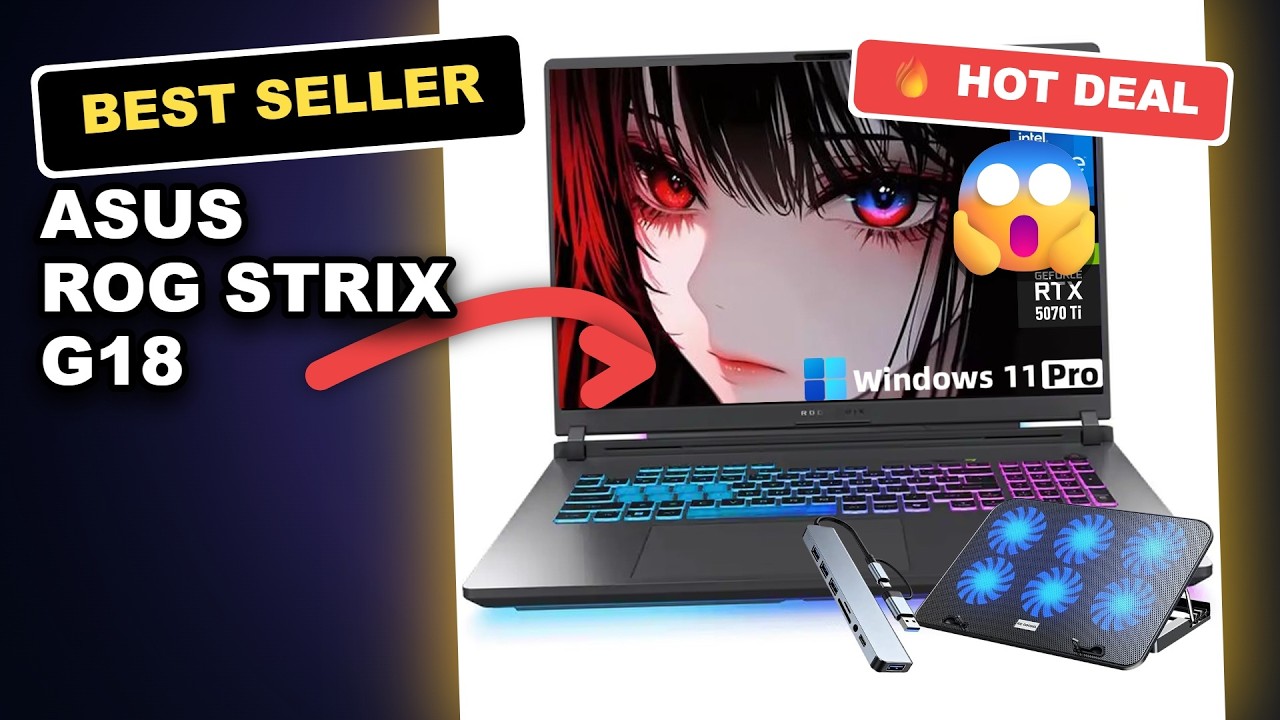 ASUS ROG Strix G18 Gaming Laptop Review: Unbeatable Esports Performance for 2024 review video