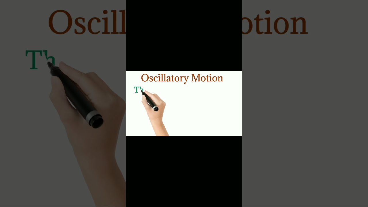 Define oscillatory Motion | Oscillation | #Shorts